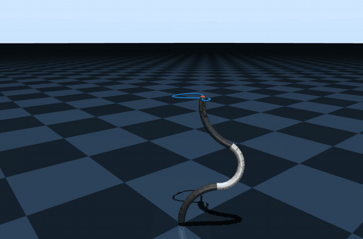 Closed-loop TDCR tip tracing.